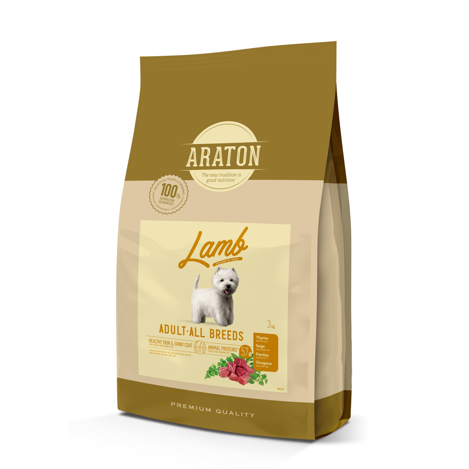 ARATON Dog Adult Lamb, 3kg