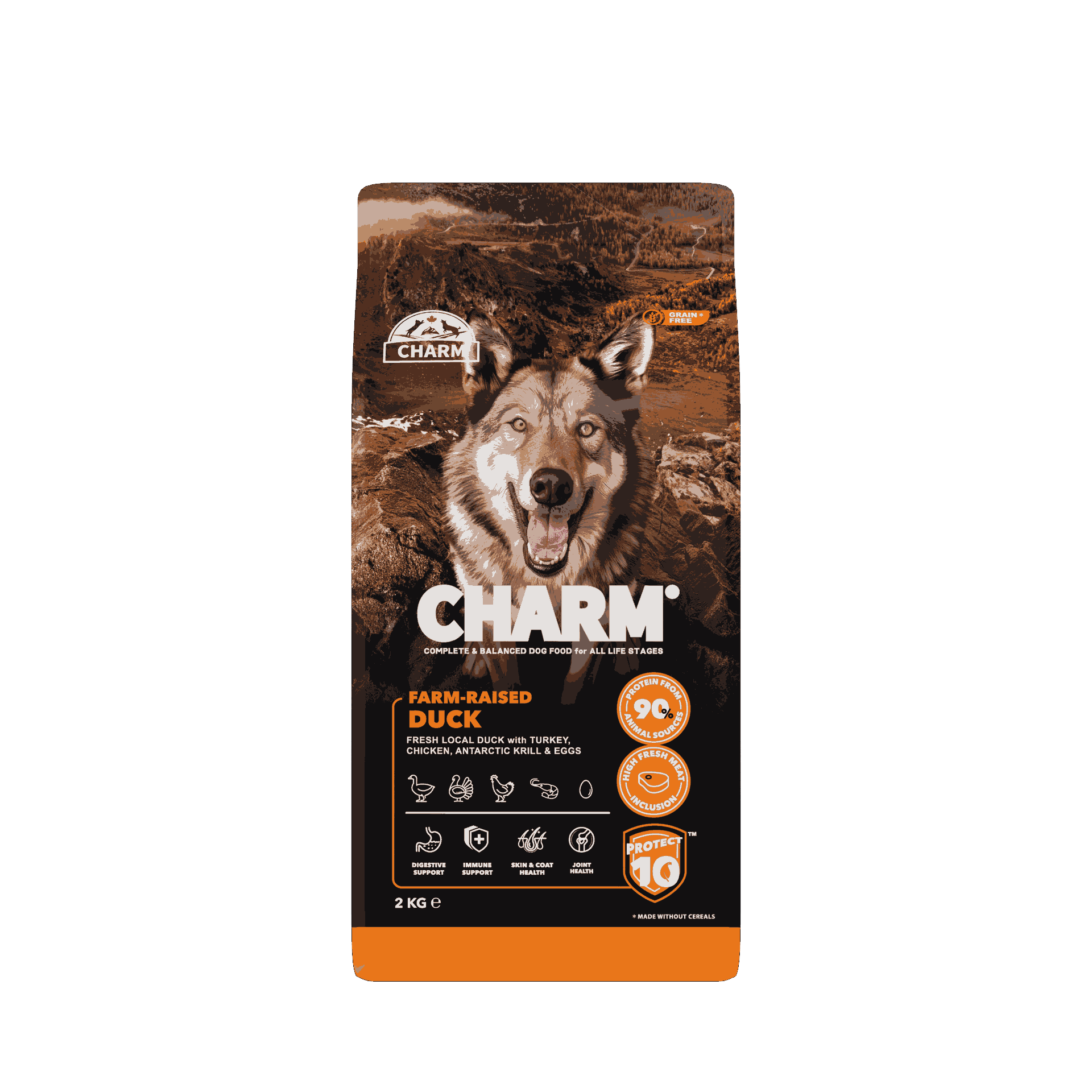 CHARM Farm-Raised Duck Dog Food 2 Kg