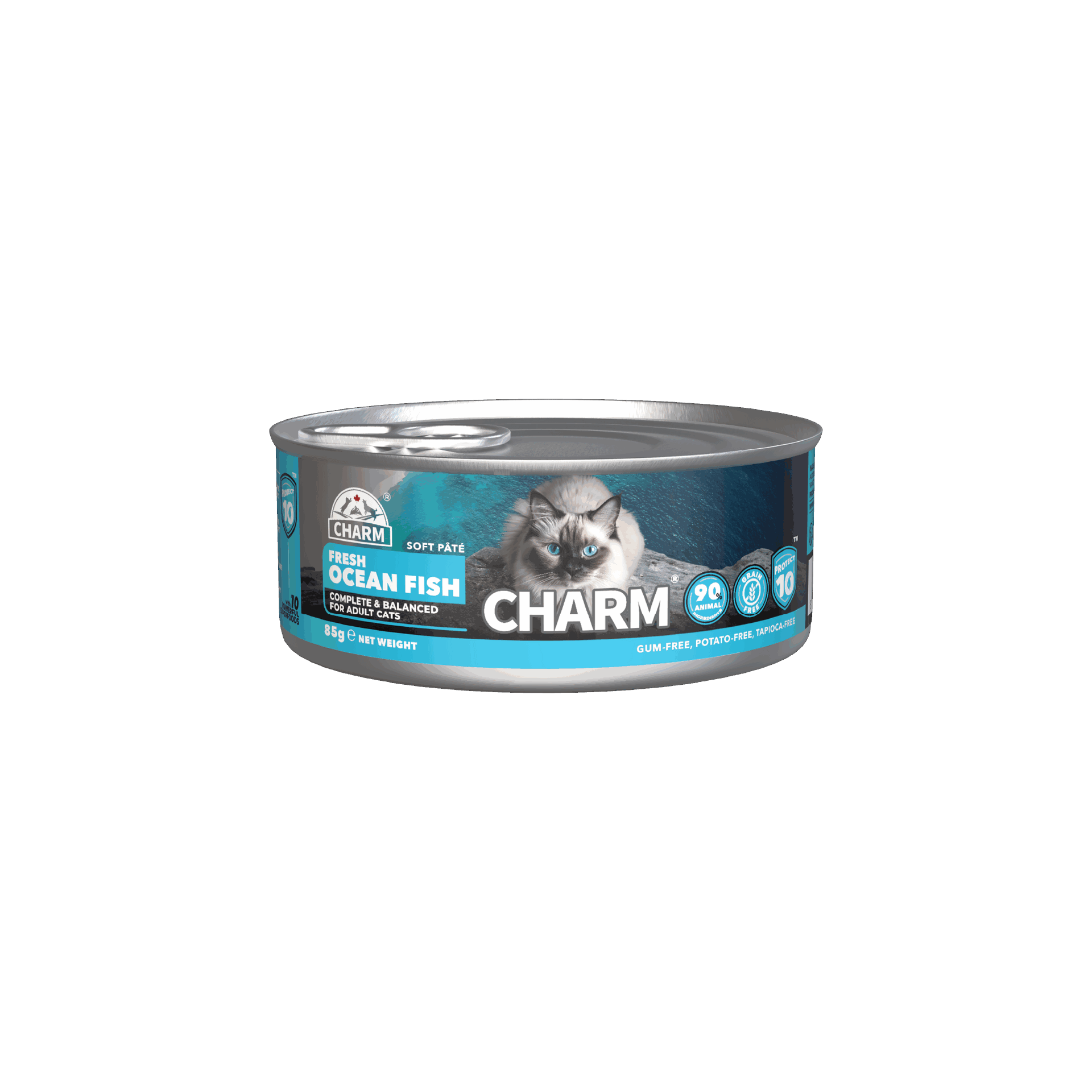 CHARM Fresh Ocean Fish Patè Cat Food 85 g